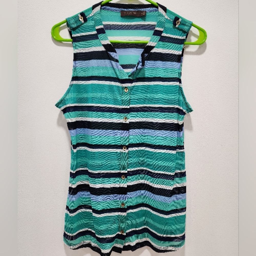 The Limited - Sheer Striped Tank